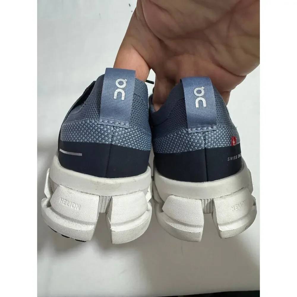 On Cloudswift 3 Women's 6.5 Blue White Athletic Running Walking Shoes Sneakers